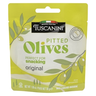 Tuscanini Pitted Olives Original 30 g, $9.63/100g