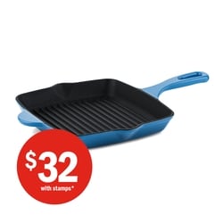 Kuhn Rikon $32 with 20 stamps - Cast Iron Pan 26cm x 26cm 1 ea, $160.00/1ea