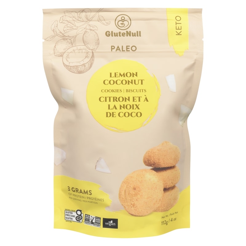 Lemon Coconut Cookies Keto