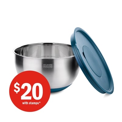 Kuhn Rikon $20 with 20 stamps - Mixing Bowl 1 ea, $50.00/1ea