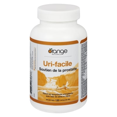 Orange Naturals Uri-facile soutien de la prostate 120 ea, 0,57 $/1ch