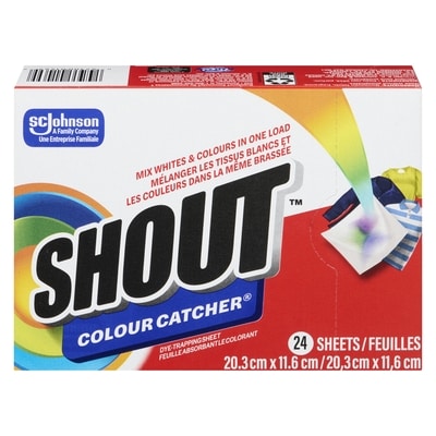 Shout Dye-Trapping Sheet 1 ea, $10.99/1ea