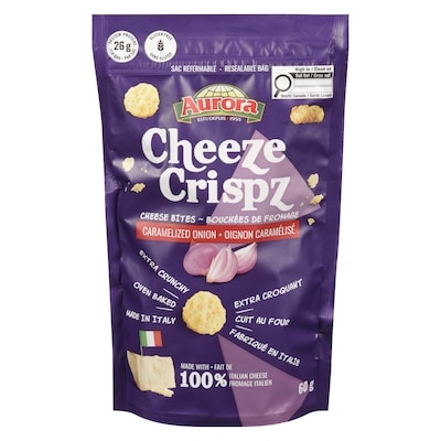 Aurora Cheese Bites Caramelized Onion 60 g, $10.00/100g