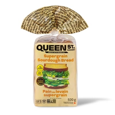 Queen St. Bakery Pain au levain supergrain 520 g, 1,83 $/100g