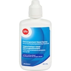 Life Brand Decongestant Nasal Spray 30 ml, $25.00/100ml