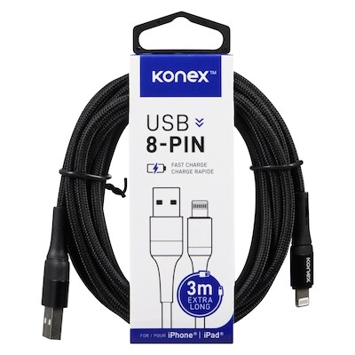 USB 8-Pin Cable, 3m