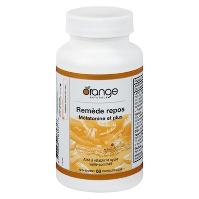 Orange Naturals Remède repos 60 ea, 0,72 $/1ch