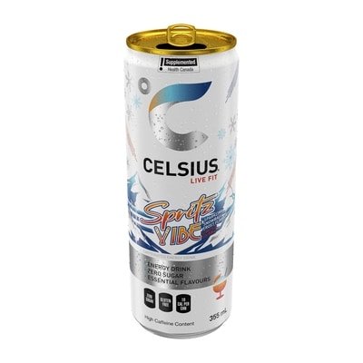 Celsius Spritz Vibe Energy Drink 355 ml, $1.26/100ml