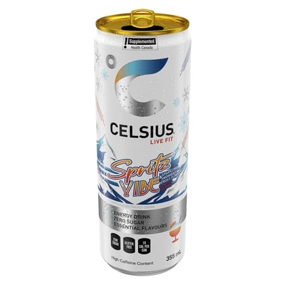 Celsius Spritz Vibe 355 ml, $1.07/100ml