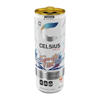 Celsius Vibration Spritz Boisson énergisante 355 ml, 1,26 $/100ml