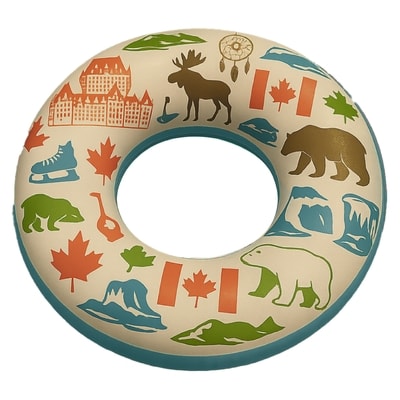 Evolve Bouée gonflable Canada 4 pi (tan/bleu) 1 ea, 15,00 $/1ch