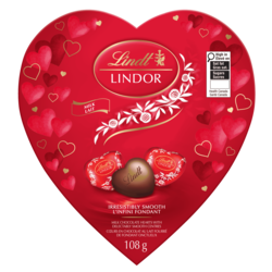 Lindt LINDOR Amour Milk Chocolate Hearts Box 108 g, $14.81/100g