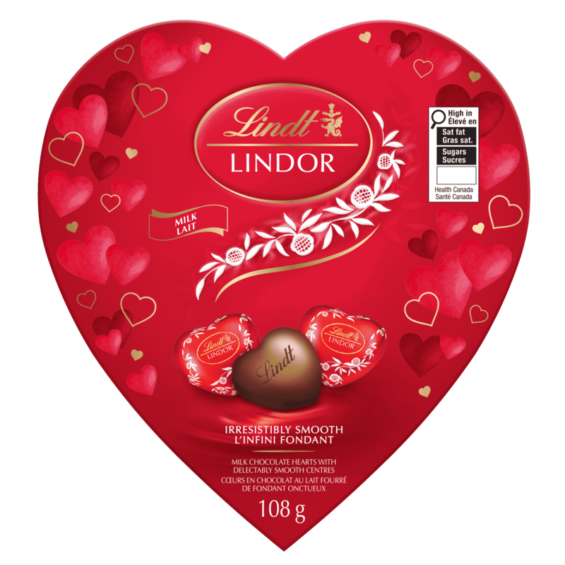 LINDOR Amour Milk Chocolate Hearts Box