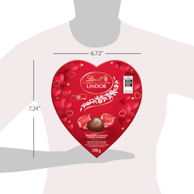 Boîte Cœurs LINDOR AMOUR en chocolat au lait