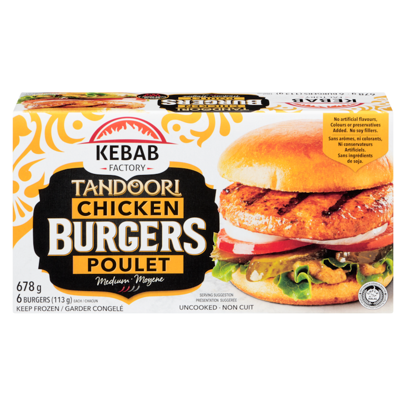 Tandoori Chicken Burgers