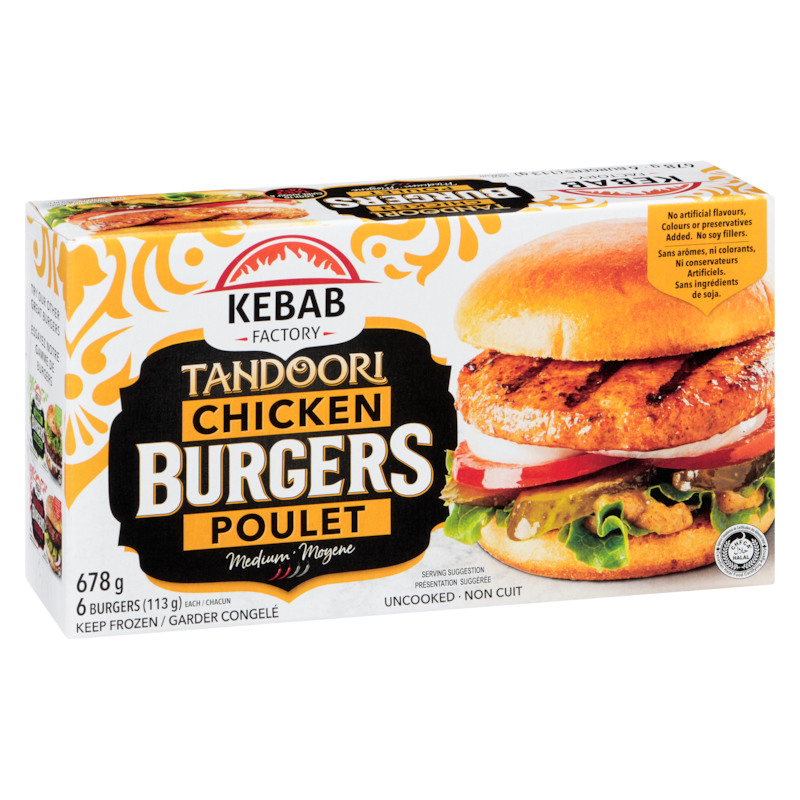 Tandoori Chicken Burgers