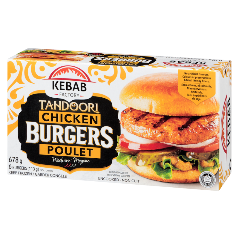 Tandoori Chicken Burgers