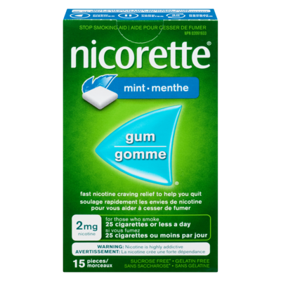Nicorette Stop Smoking Aid 2 Mg Nicotine Extreme Chill Mint 15 ea, $0.67/1ea