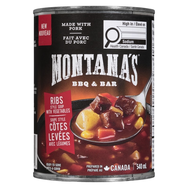 Ribs Style Soup With Vegetables