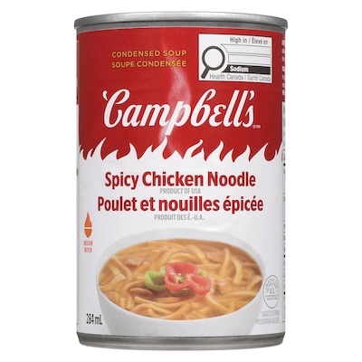 Campbell's Condensed Soup Spicy Chicken Noodle Medium 284 ml, $0.81/100ml