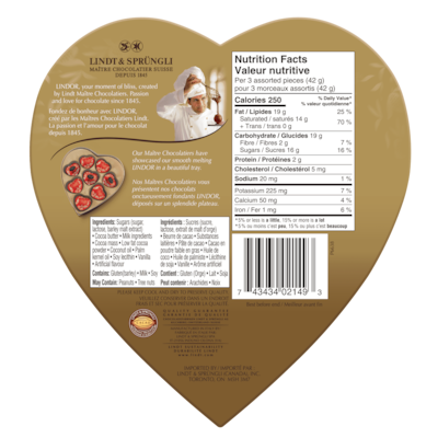 LINDOR Amour Assorted Chocolate Hearts Box