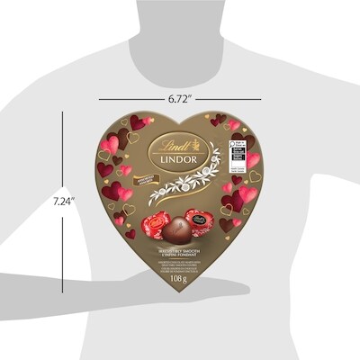LINDOR Amour Assorted Chocolate Hearts Box