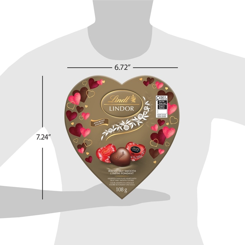 LINDOR Amour Assorted Chocolate Hearts Box