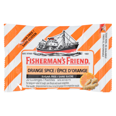 Fisherman's Friend Lozenges Orange Spice Sugar Free 22 ea, $0.13/1ea