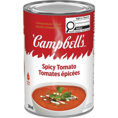Campbell's Condensed Soup Spicy Tomato Medium 284 ml, $0.52/100ml