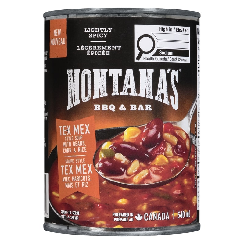 Tex-Mex Style Soup With Beans, Corn & Rice Lightly Spicy