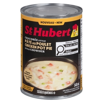 St Hubert Chaudrée style pâté au poulet 540 ml, 0,56 $/100ml
