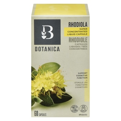 Botanica Super Concentrated Liquid Capsule Rhodiola 60 ea, $0.83/1ea