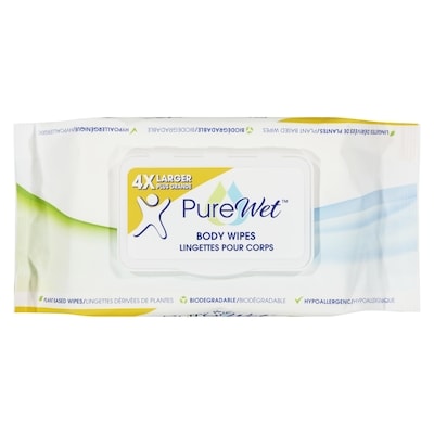 PureWet Body Wipes 15 ea, $0.67/1ea