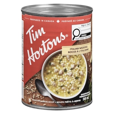 Tim Hortons Ready To Serve Soup Italian Wedding 540 ml, $0.60/100ml