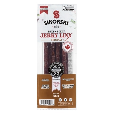 Sikorski Collations de jerky boeuf original 1 ea, 3,49 $/1ch