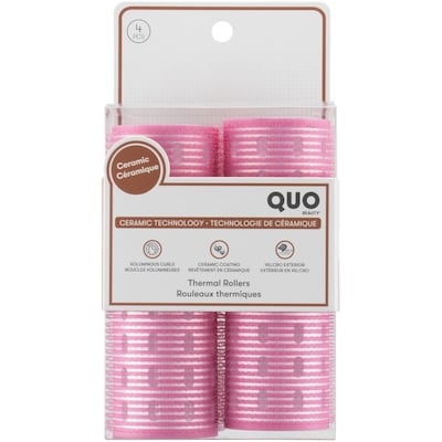 Quo Beauty Paquet de 4 grands rouleaux thermiques 4 ea, 2,75 $/1ch