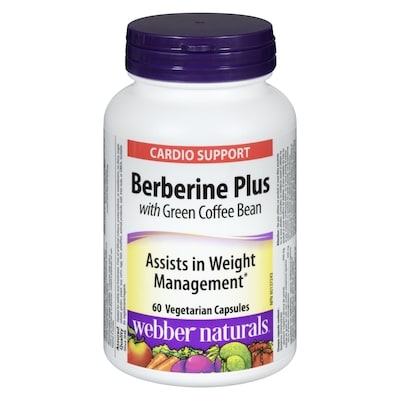 Webber Naturals Berberine Plus With Green Coffee Bean 60 ea, $0.43/1ea