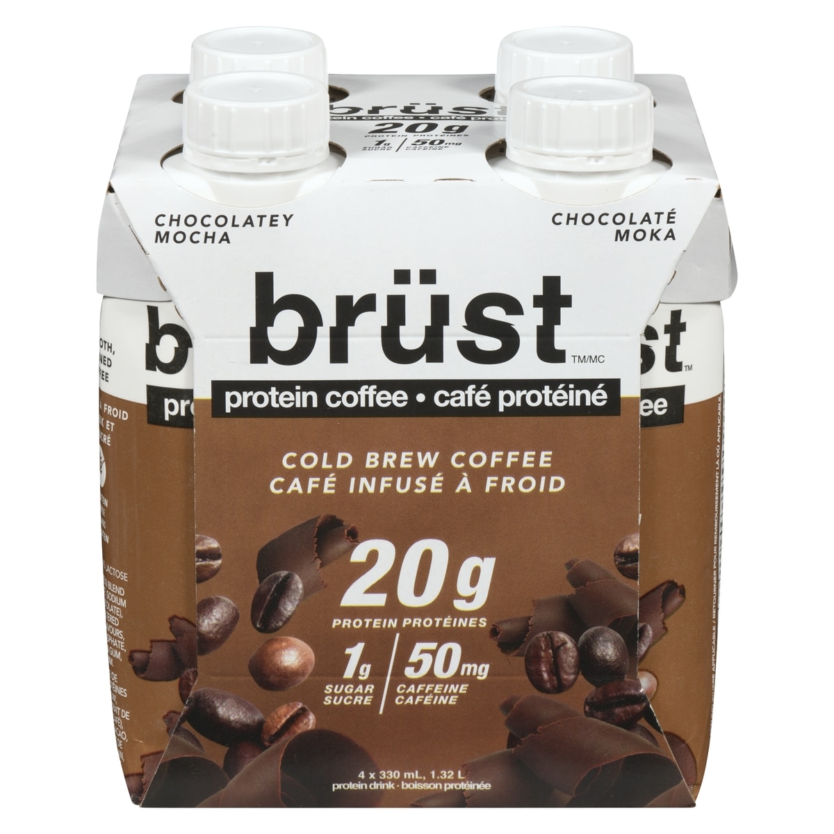 Brust Protein Drink Chocolatey Mocha 4x1320.0 ml, $0.33/100ml
