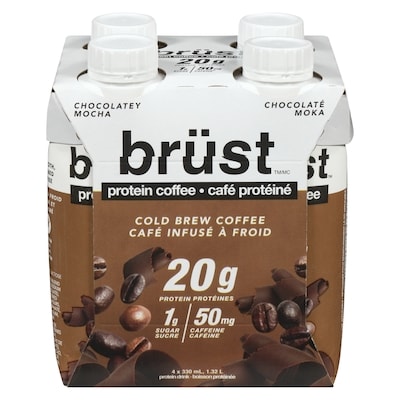 Brust Boisson protéinée chocolaté moka 4x1320.0 ml, 0,33 $/100ml