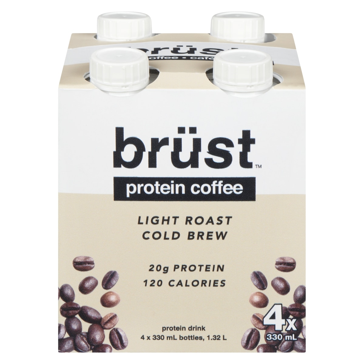 Brust Protein Drink Slightly Sweet Light Roast 4x1320.0 ml, $0.33/100ml