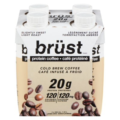 Brust Boisson protéinée légèrement sucré torréfaction ambrée 4x1320.0 ml, 0,26 $/100ml