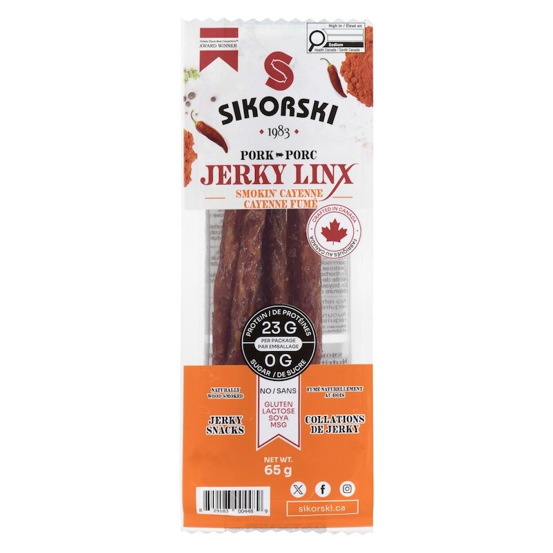 Jerky Snacks Pork Smokin' Cayenne