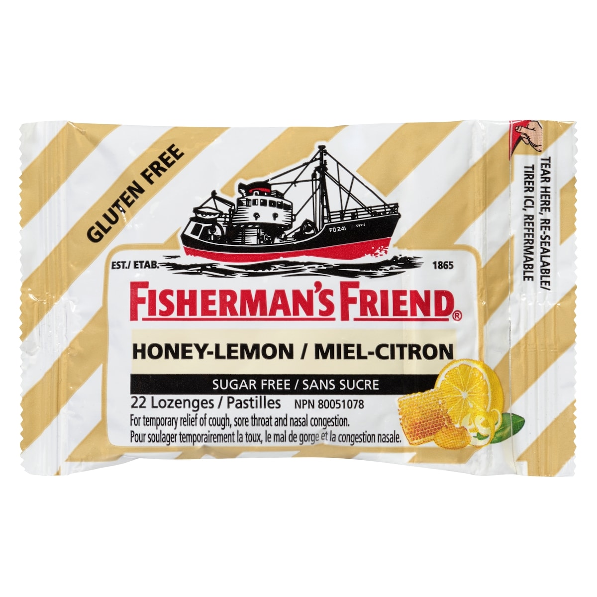 Fisherman's Friend Lozenges Honey Lemon 22 ea, $0.13/1ea