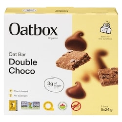 Oatbox Oat Bar Double Choco Organic 120 g, $3.75/100g