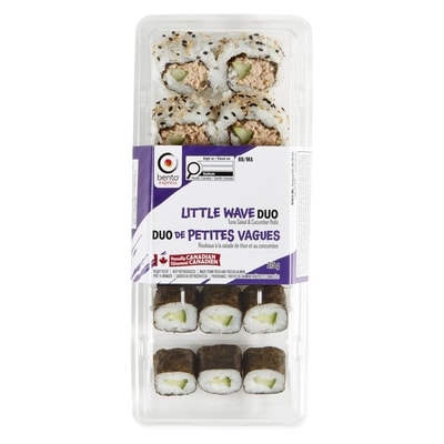 Bento Sushi Roll, Little Wave Duo 215 g, $3.95/100g