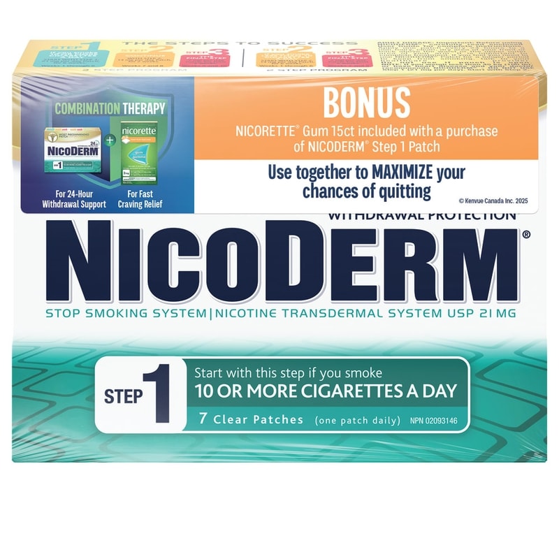 Nicotine Replacement Therapy Combination Therapy Bonus Pack