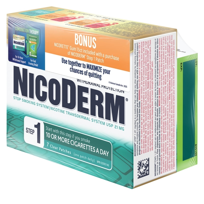 Nicotine Replacement Therapy Combination Therapy Bonus Pack