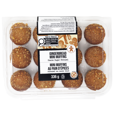 FGF Mini-muffins au pain d'épices 336 g, 1,49 $/100g
