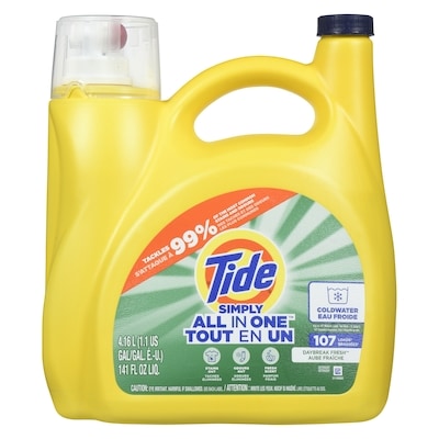 Tide Simply ALL in ONE Laundry Detergent  4160 ml, $0.36/100ml