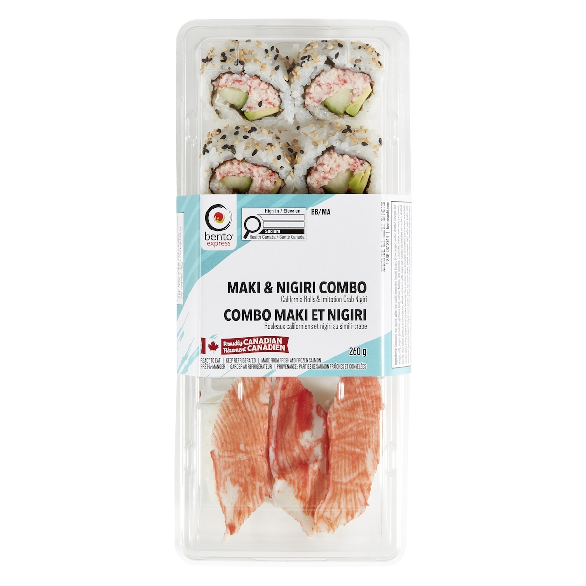 Bento Maki & Nigiri Combo 260 g, $3.27/100g